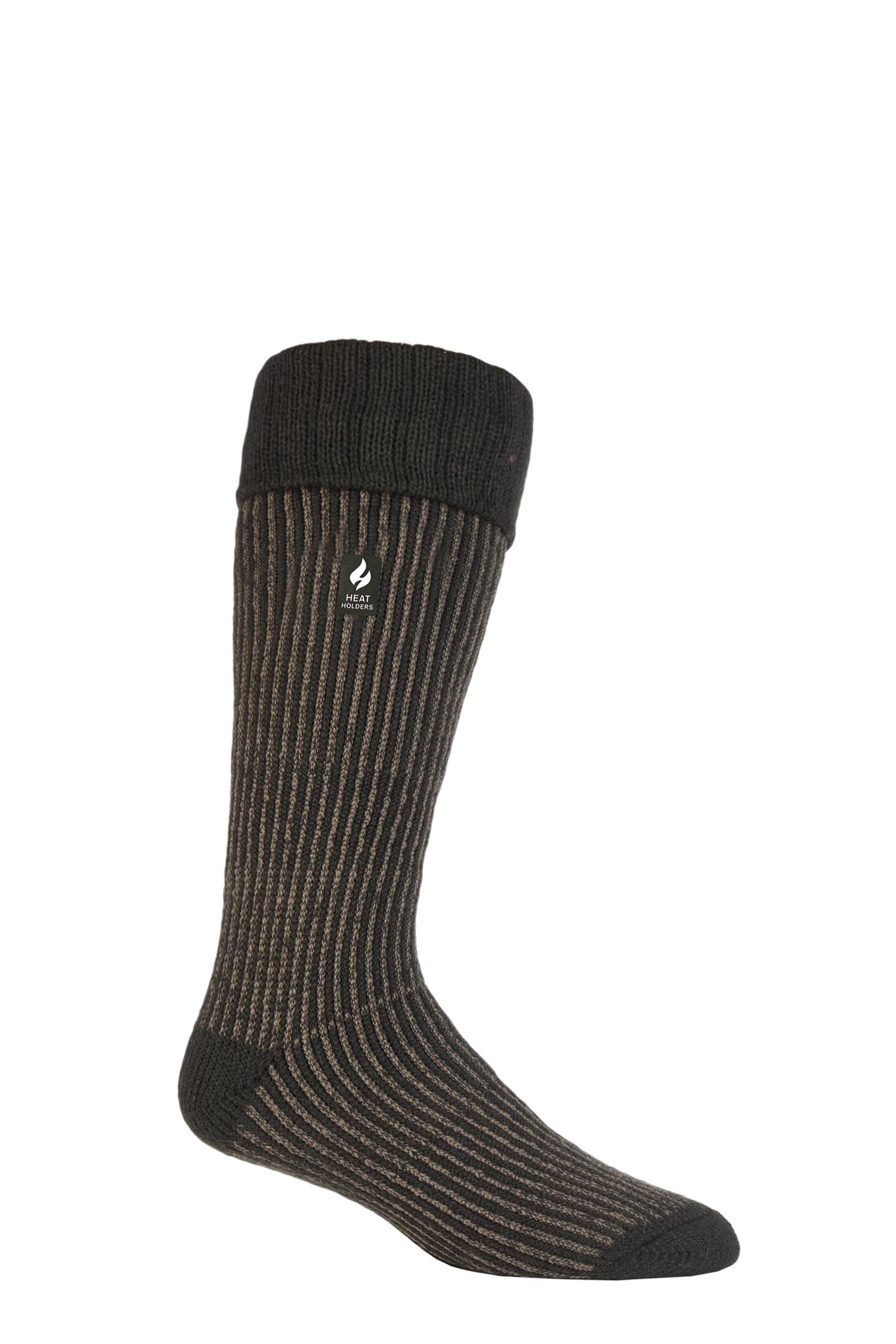 Heat Holders Men's Forest Green 1 Pair Sockshop 2.3 Tog Thermal Boot Socks 6-11