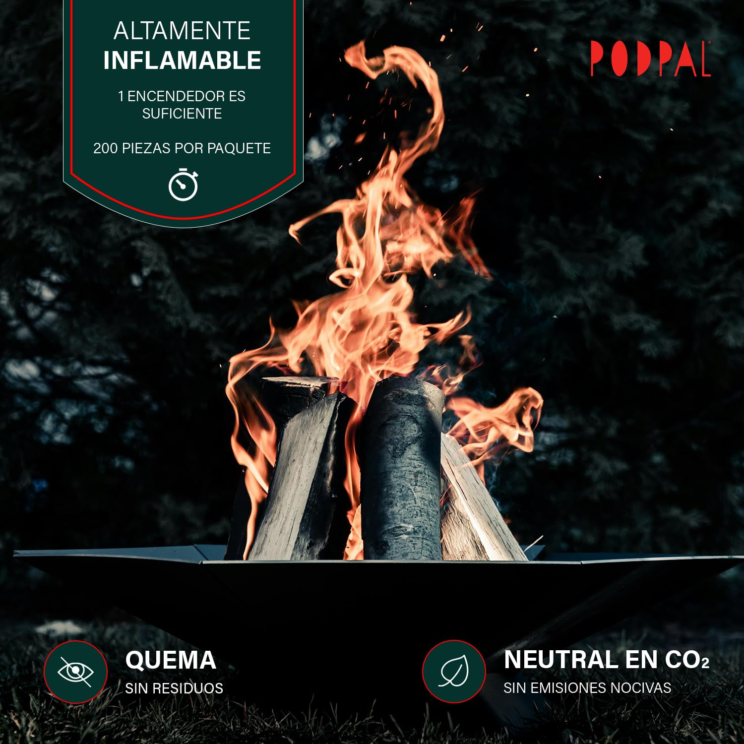 Encendedor De Lana De Madera Ambideluxe – El Iniciador De Fuego Ecológico Que Enciende Al Instante