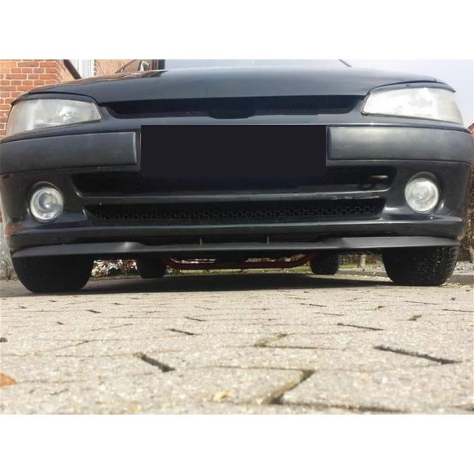 Auto Labbro Spoiler 3 Pezzi Spoiler ANTERIORE PARAURTI Body Kit Tuning Sport Protector Per Peugeot 306