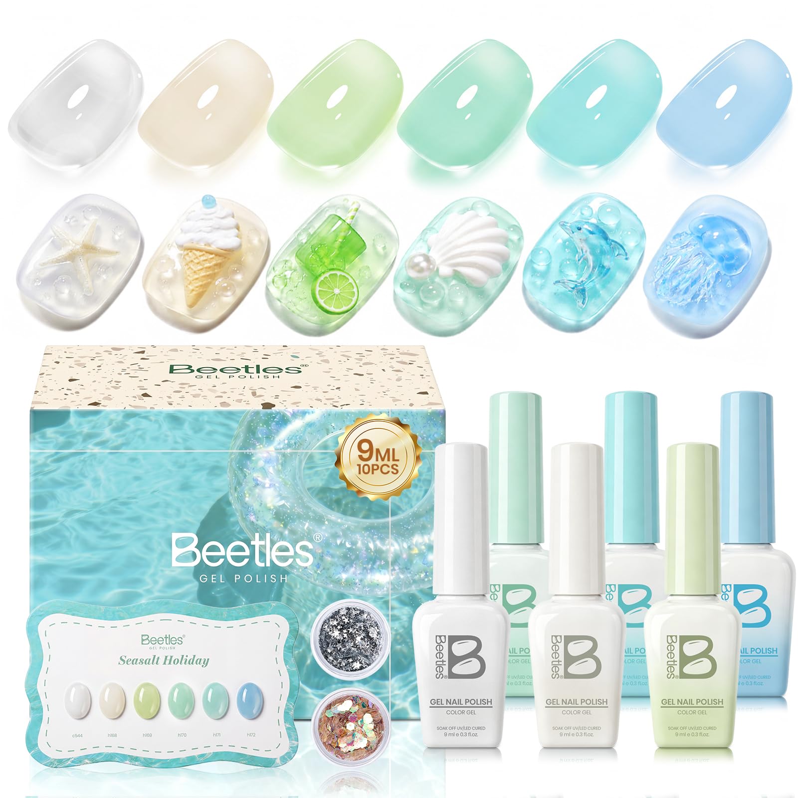 Beetles Summer Voyage Jelly Gel Set