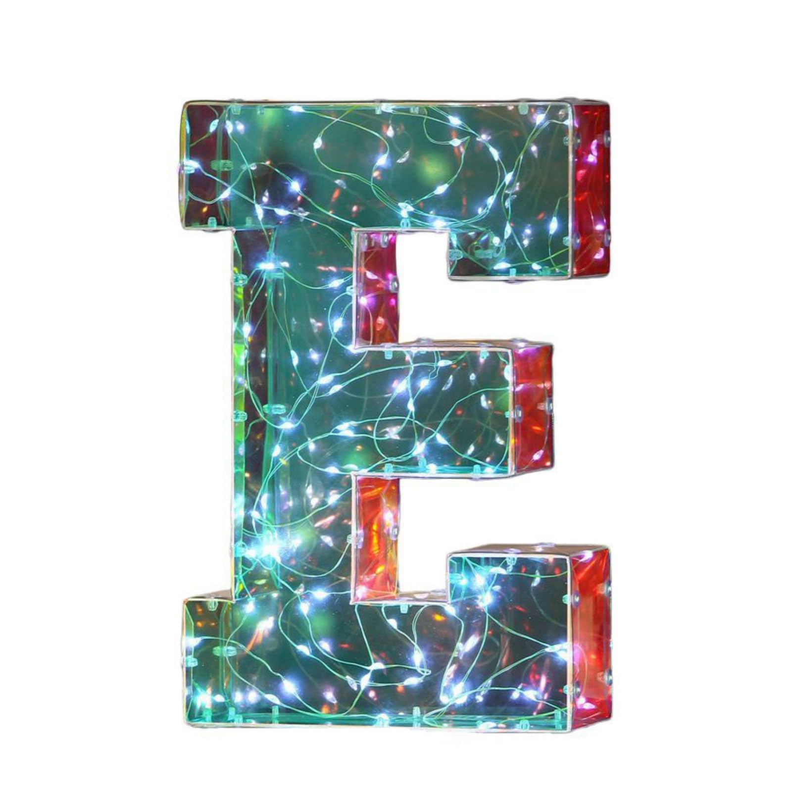 LED Marquee Letter Lights Light Up Letters Glitter Alphabet Letter Sign Battery Powered for Night Light Birthday Party Wedding Girls Gifts Home Bar Christmas Decoration with USB