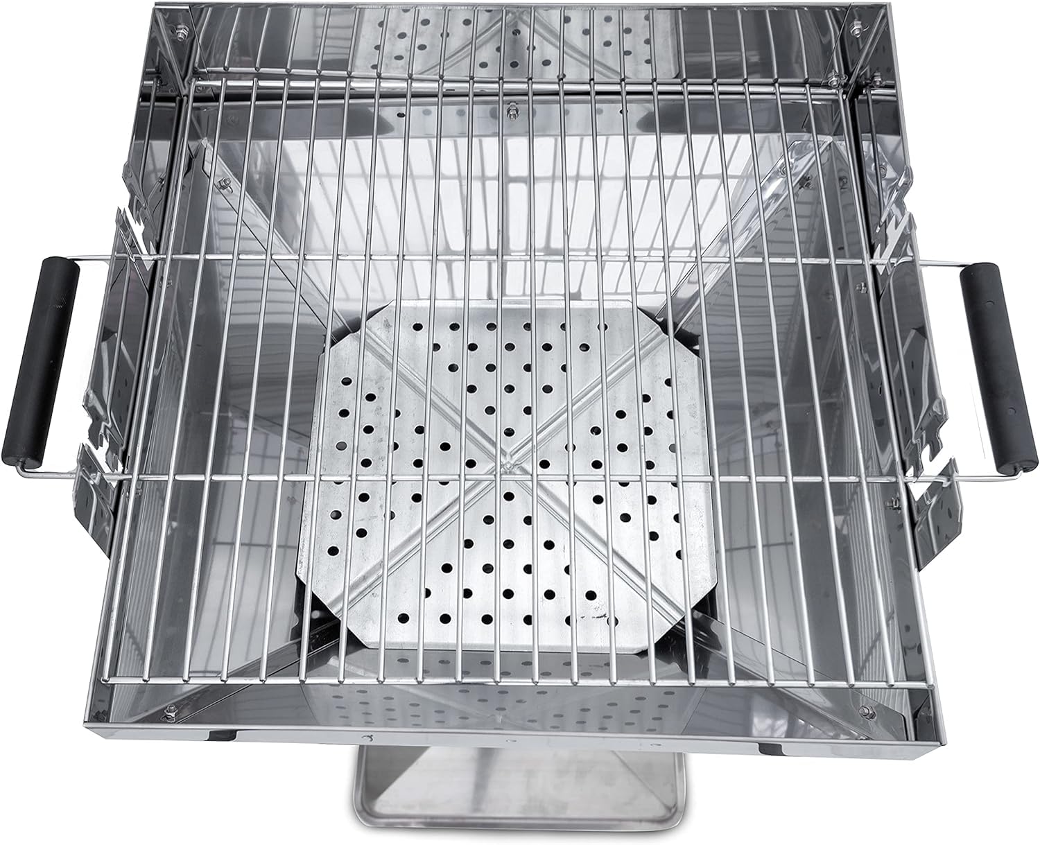 ACTIVA Holzkohlegrill Erfurt I Premium Holzkohle Grill inkl. hochwertigem & verchromtem Grillrost I Robuster Kohlegrill für ein einzigartiges Grillerlebnis
