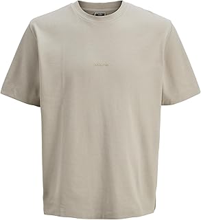 JACK & JONES Mens JCOTARMAC FABRIC TEE SS CREW NECK Modern (pack of 1)