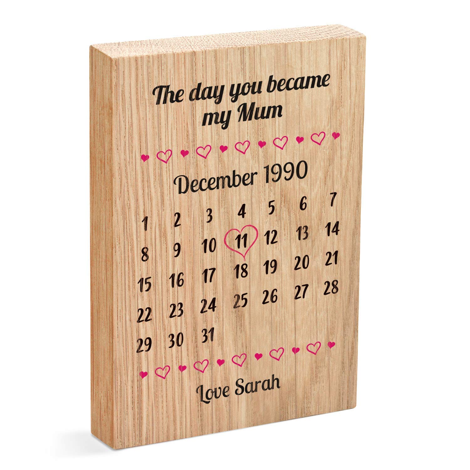The Day You Became My Mum Gifts Printed Wooden Day You Were Born Gifts For New Mummy Nanny The Day You Became My Mum Gifts Printed Wooden Day You Were Born Gifts For New Mummy Nanny