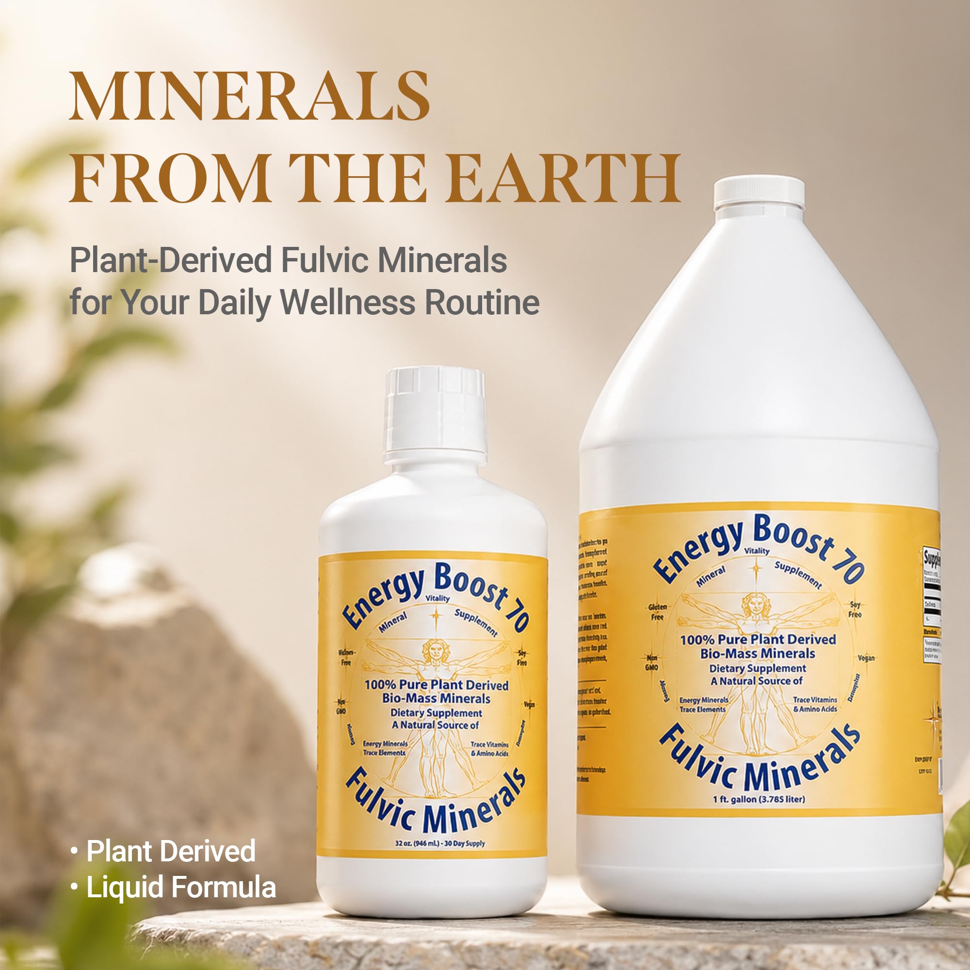 Fulvic Minerals Trace Elements Vitamins and Amino Acids Morningstar Minerals (1 Gallon) — Amazon image 2