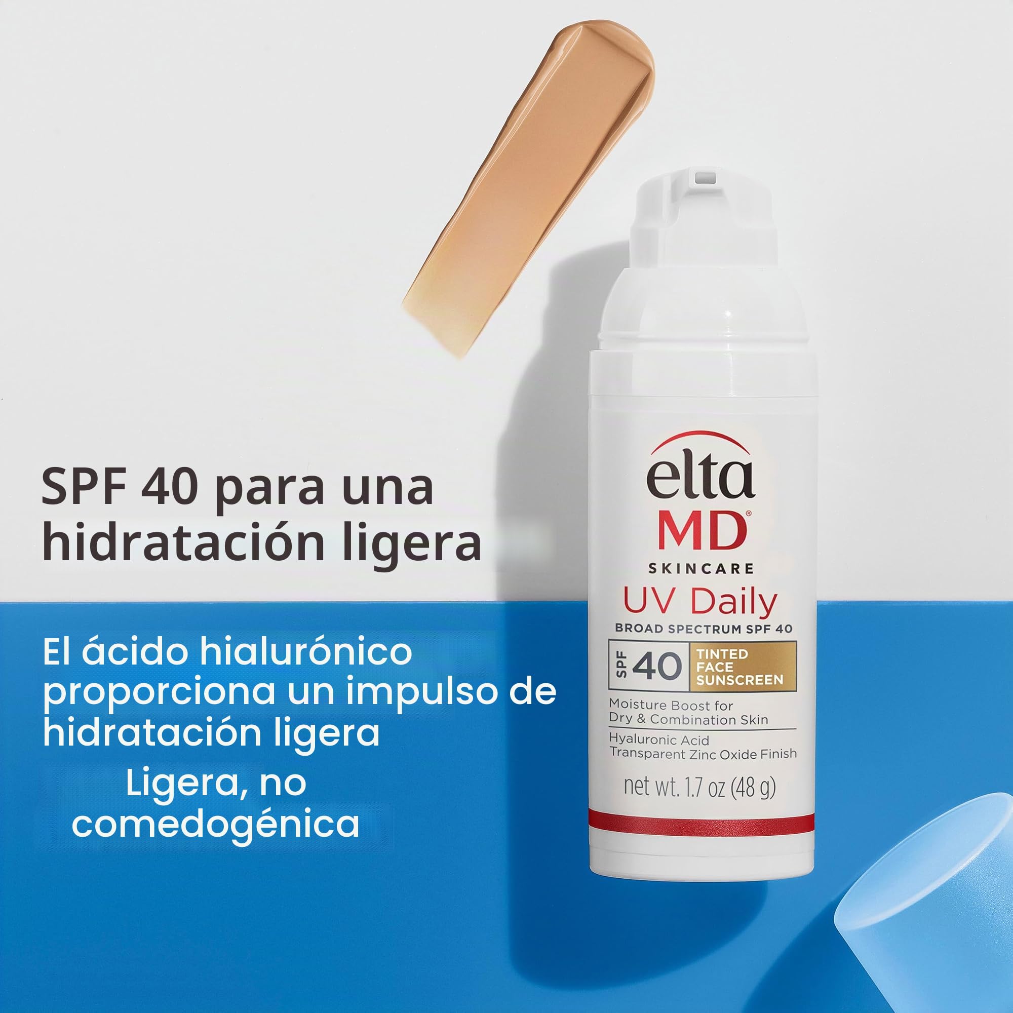 ELTA MD Eltamd Uv diario tintado de protección solar de amplio espectro SPF 40 1,7 onzas