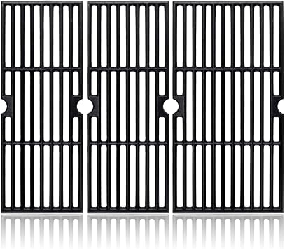 18 Inches Grill Grates Replacement for Charbroil Performance 463377319, 463376419, 463376519, 463376319, Cast Iron Cooking Grid Grates for Char-Broil G470-0002-W1, G470-0003-W1, G321-0005-W1.
