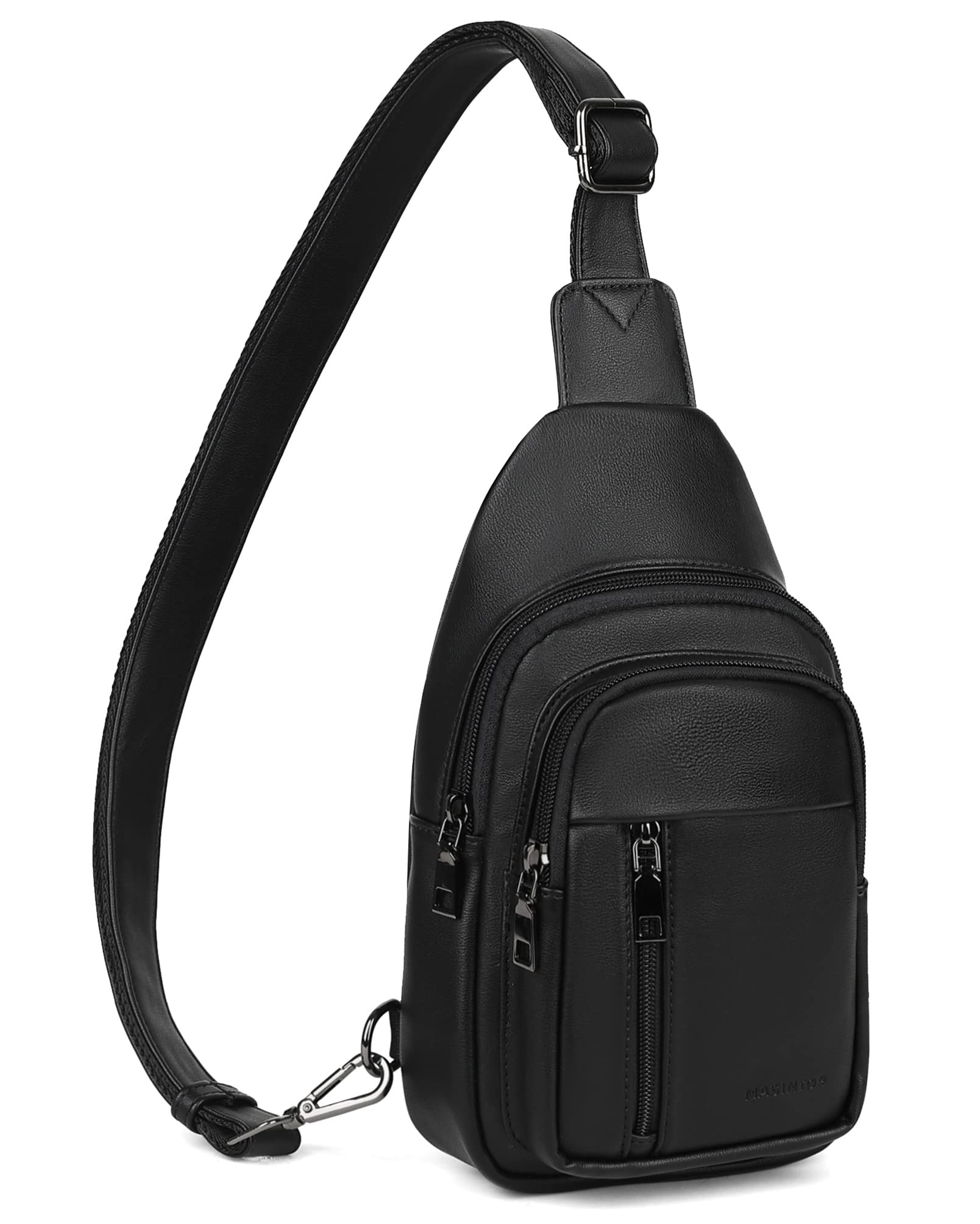 MASINTOR Sling Bag for Women - Crossbody Bags Fanny Pack with Vegan Leather - Adjustable Sling Backack for Travel