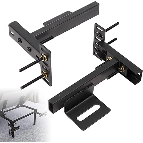 LEGETT & PLATT Headboard Brackets - Adjustable Bed Headboard Wall Mounting Brackets