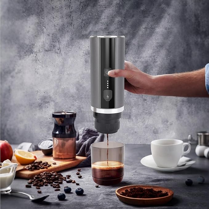 Cafetera Portátil para Cápsulas y Molido, 20 Bar, Extracción 92°C miniatura 2