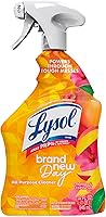 Vista 16 de Lysol Spray limpiador multiusos, spray desinfectante multiusos, limpiador de cocina y baño, aroma a coco y minerales marinos, 32 onzas líquidas