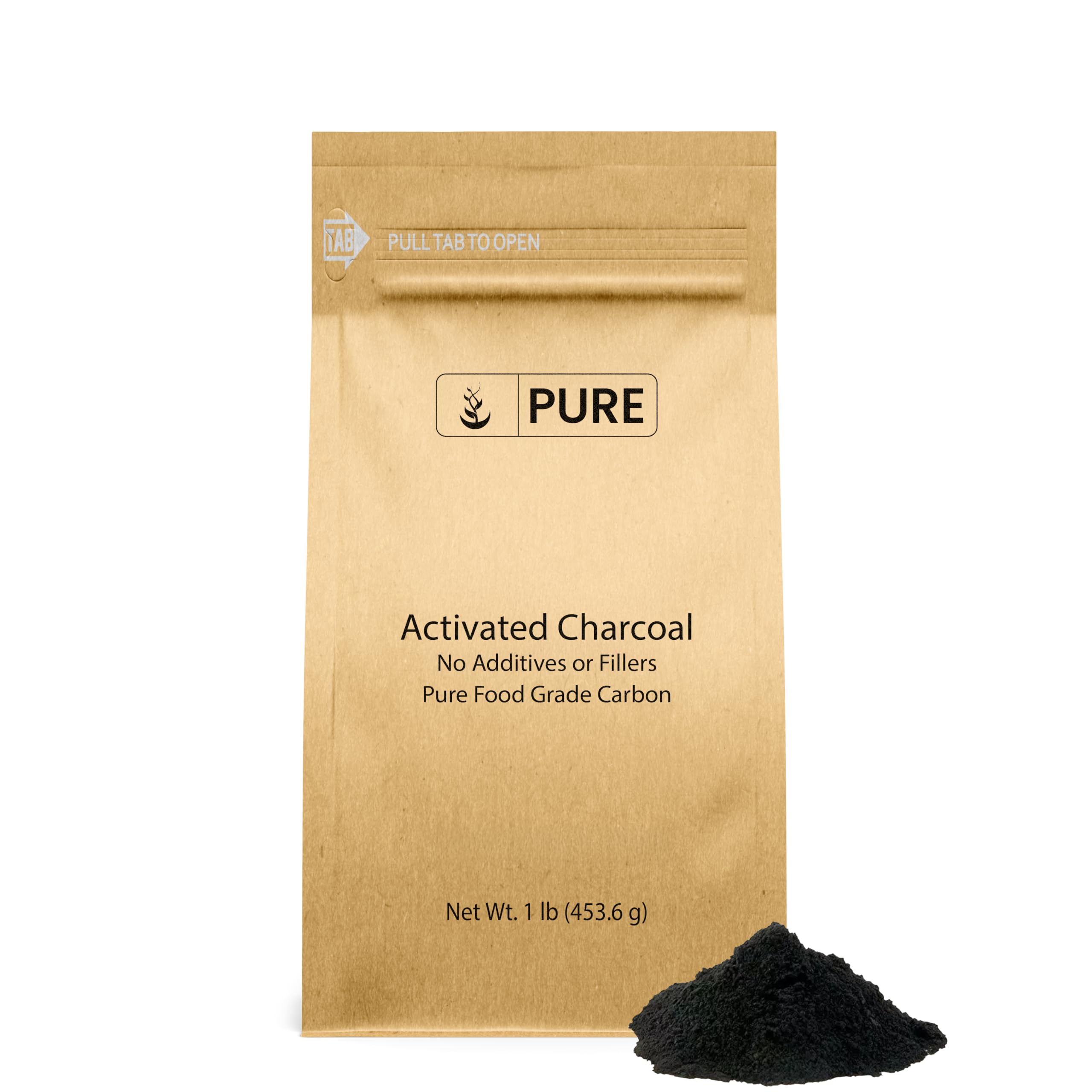 Pure Original Ingredients, Activated Charcoal Powder, 1lb 16 Ounce (Pack of 1)