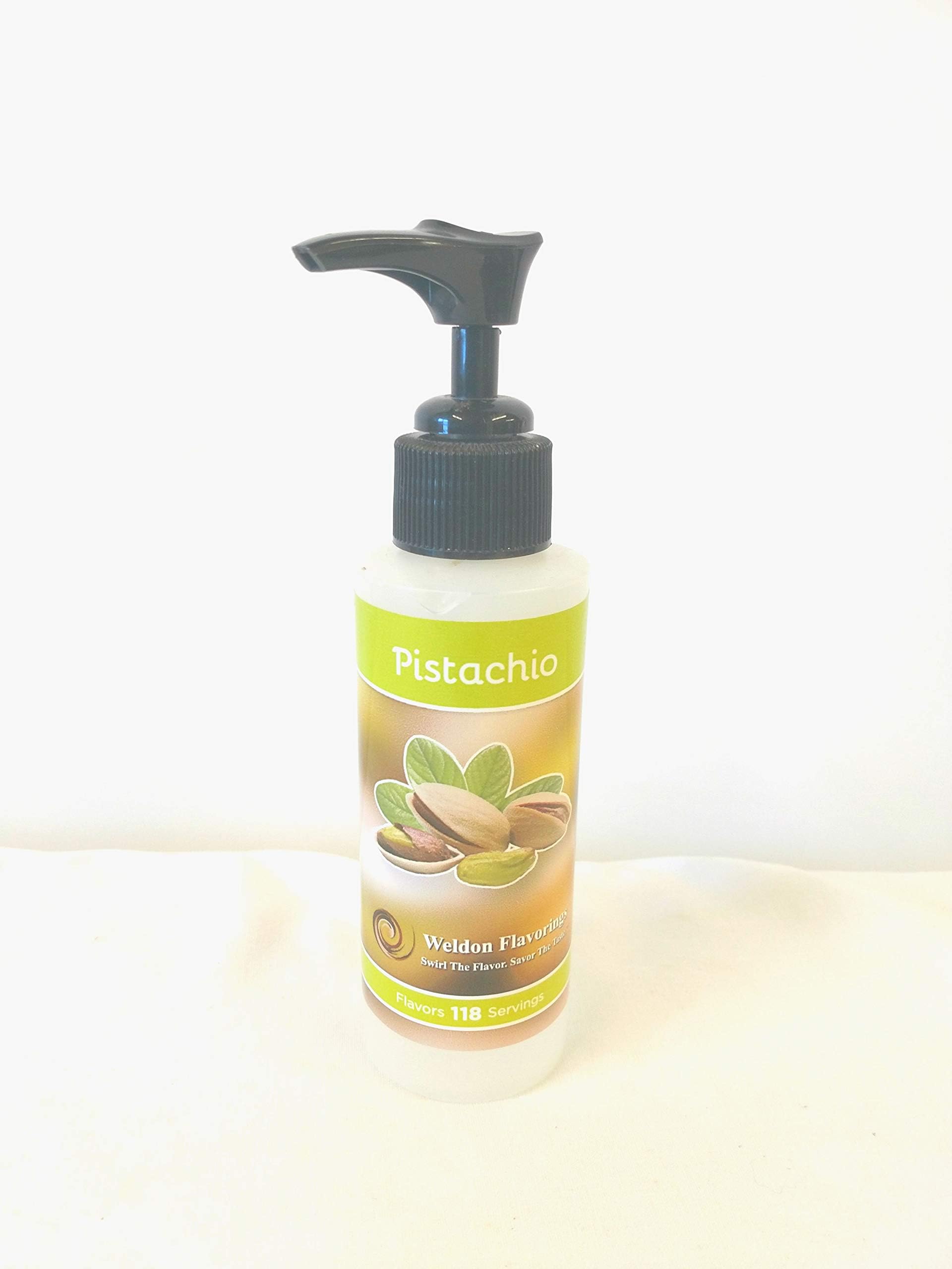 Weldon Flavorings, Pistachio Unsweetened Coffee Flavoring (Includes Pump)