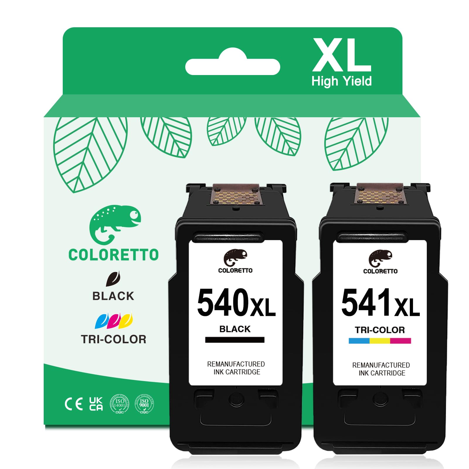 Canon PG-540XL & CL-541XL Kompatible Druckerpatronen – XL-Vorrat Für TS5150, MG3650, MX475 & Mehr | 2er-Pack