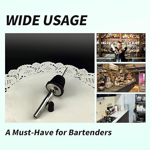 Miniatura 6 de 100 tapas de goma para botellas de licor, vertedores, tapones para botellas de aceite de oliva y alcohol (boquilla no incluida)