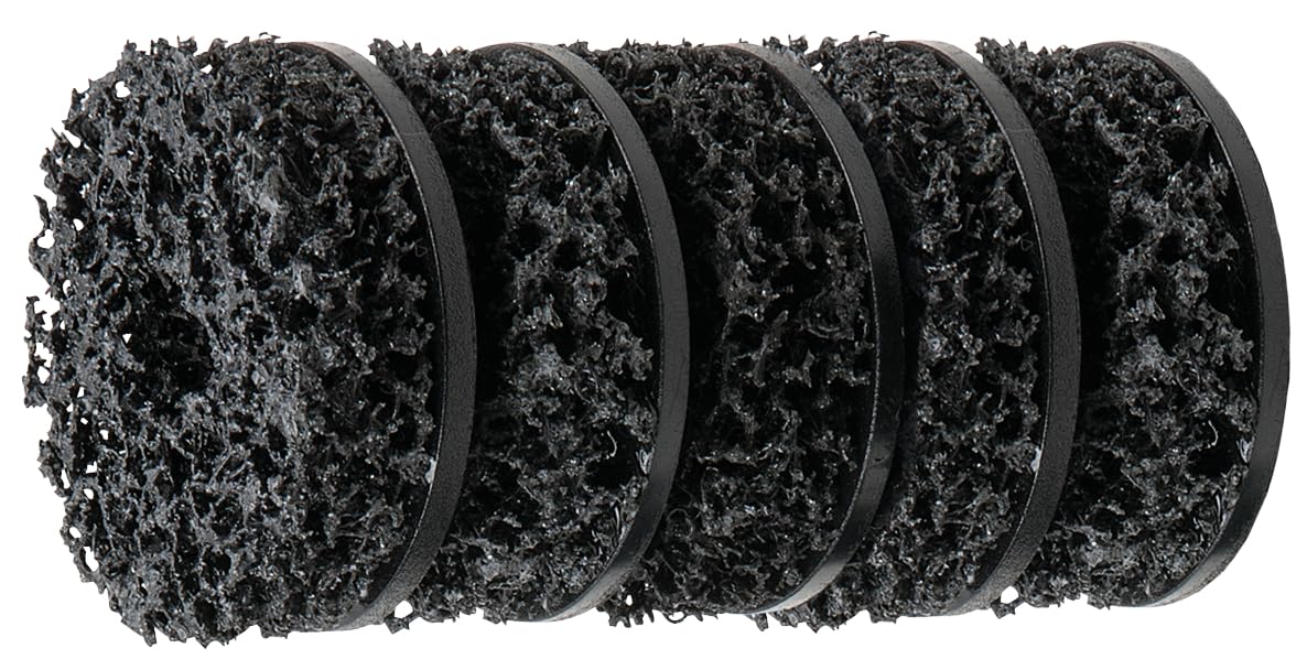 KS Tools 100.4088 Zestaw zapasowych tarcz czyszczących do szlifierek do piast kół, duży, Ø 50mm, 5-szt