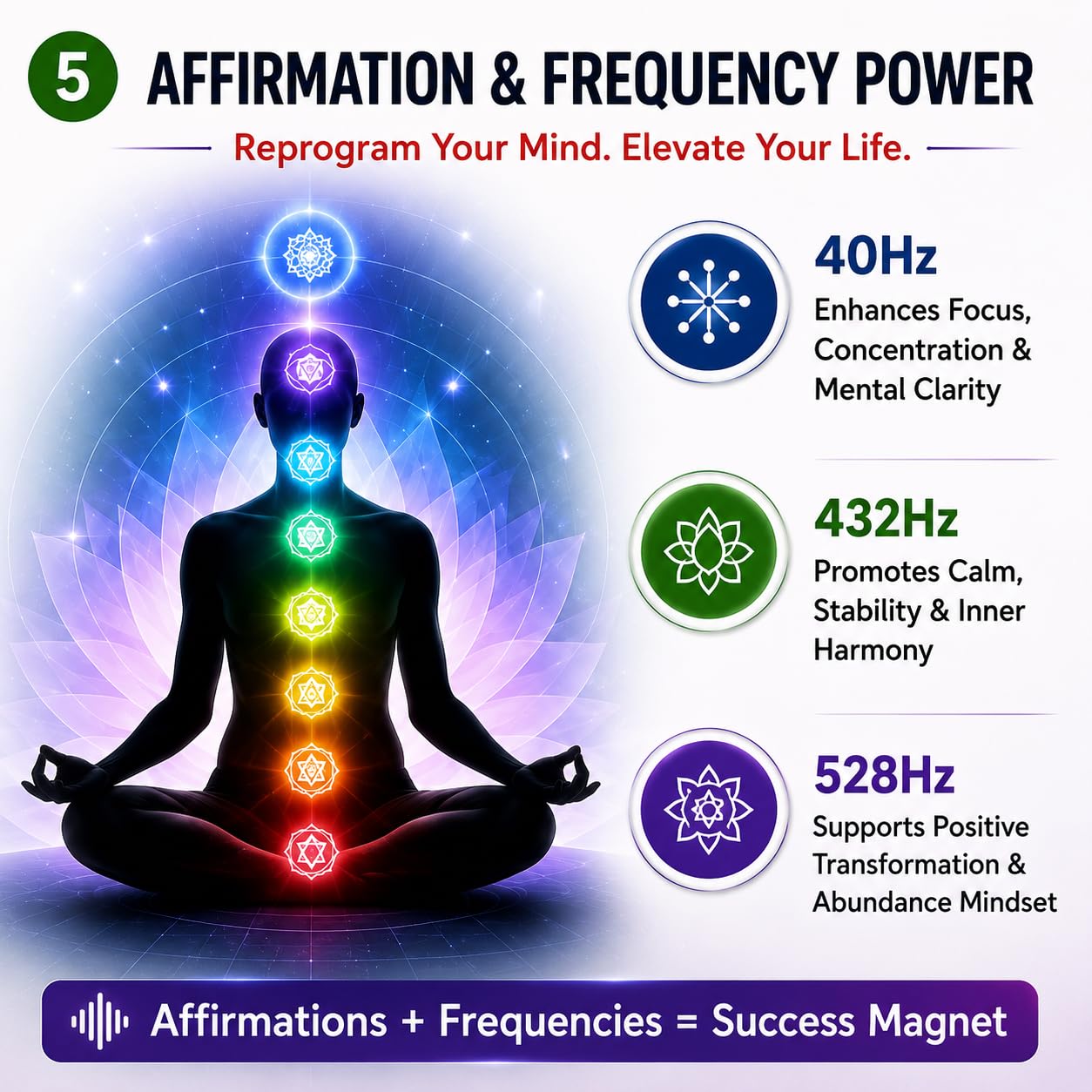 SHYAM INNOVATION Canada Dream Job Affirmation Frequency Audio Device with Sanjivani Enema Can Set | 40Hz, 432Hz & 528Hz Sound Frequency Machine | Ambient Audio for Mindfulness, Focus, Visualization & Indoor Listening 1