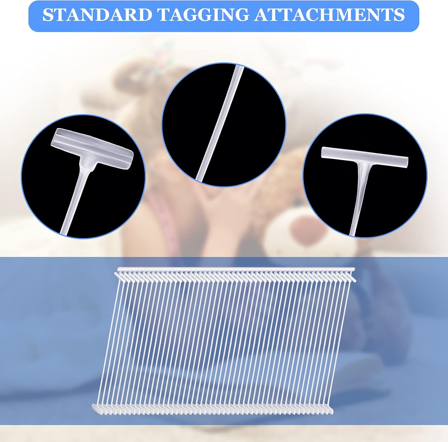 Garment Tag Attacher Set, Tagging Attacher for Clothing, Including 3
