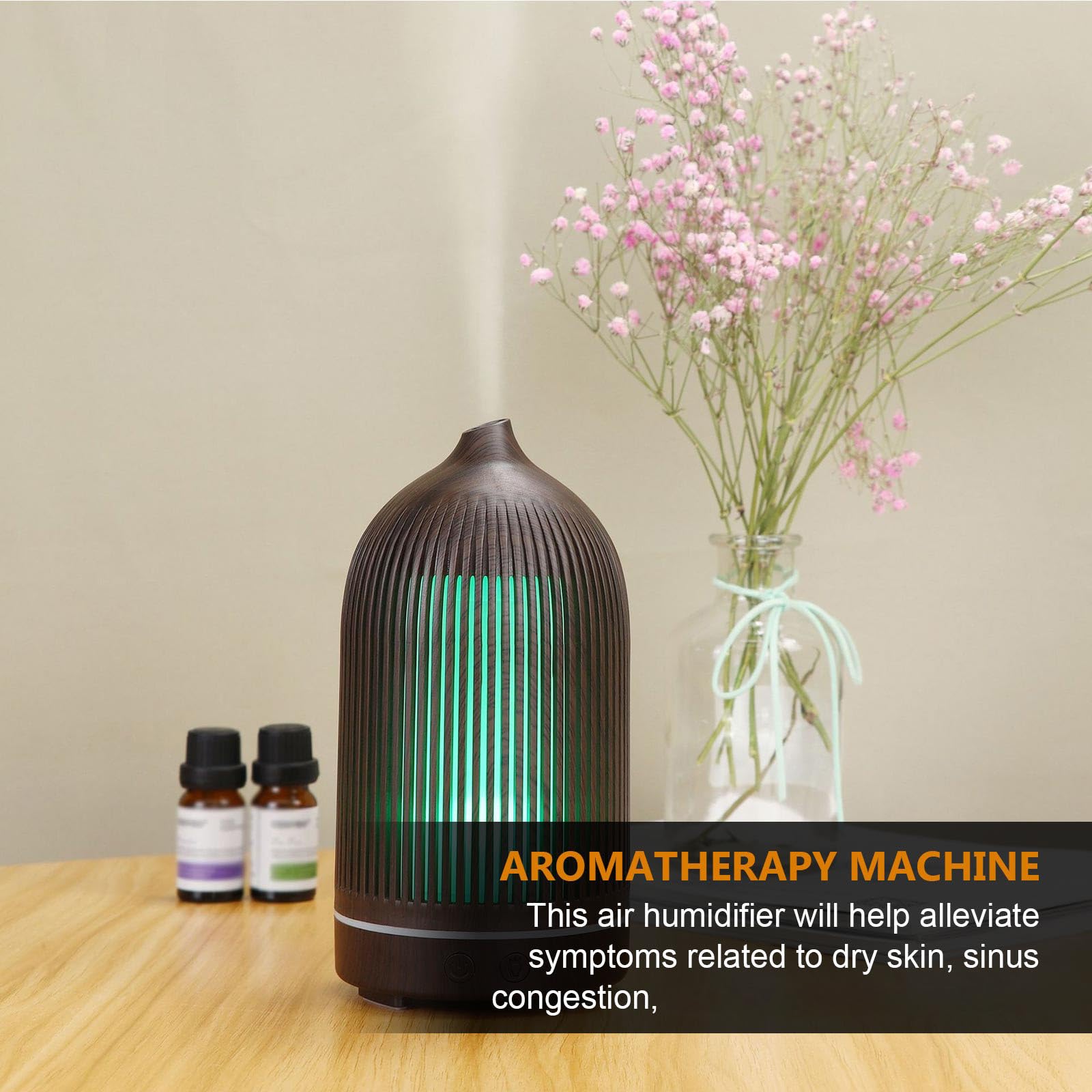 Humidificador Mini 5v de Aromaterapia Negro, Difusor de Aire