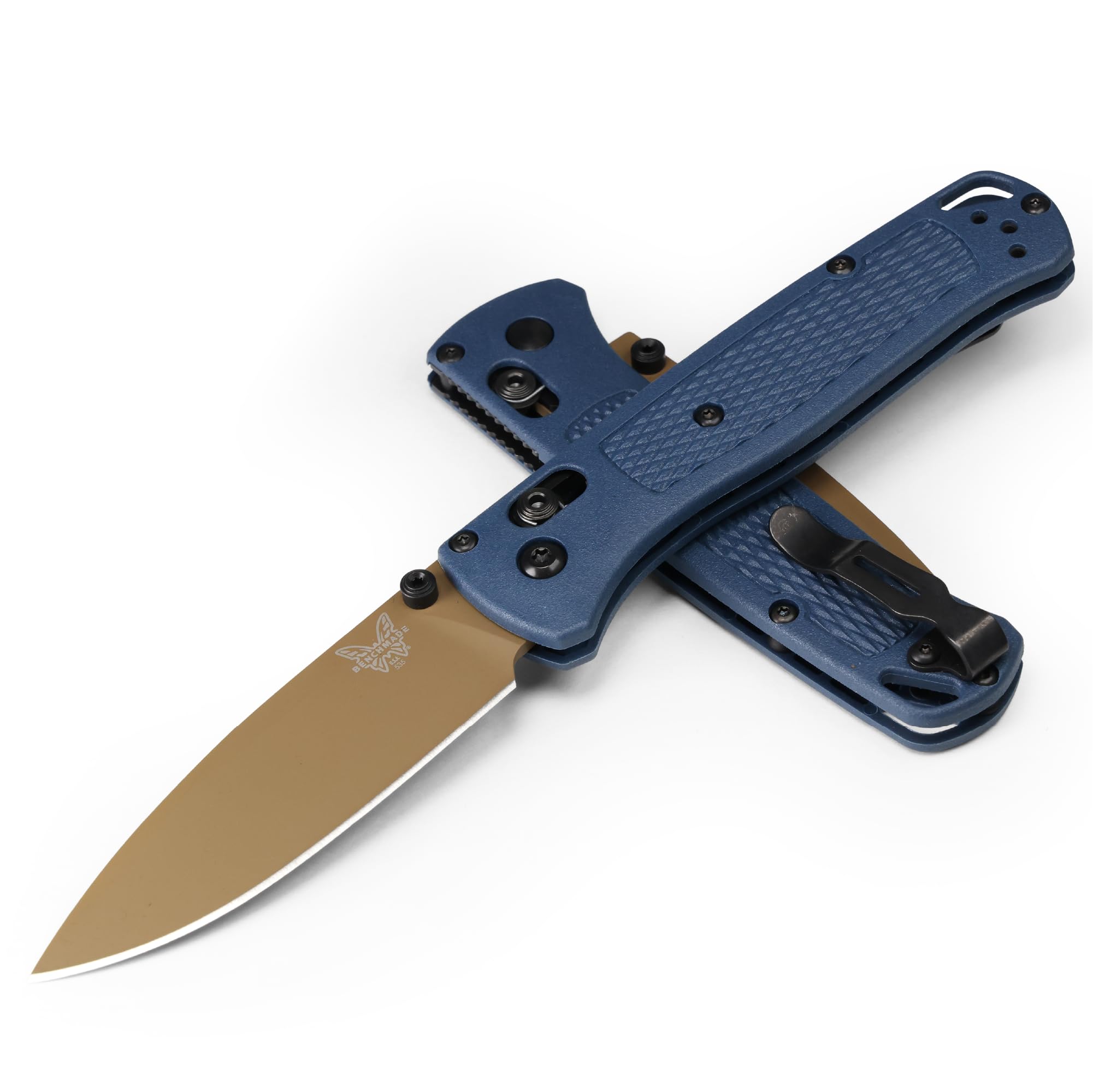 Amazon.com : Benchmade - Bugout 535 EDC Knife with Crater Blue  