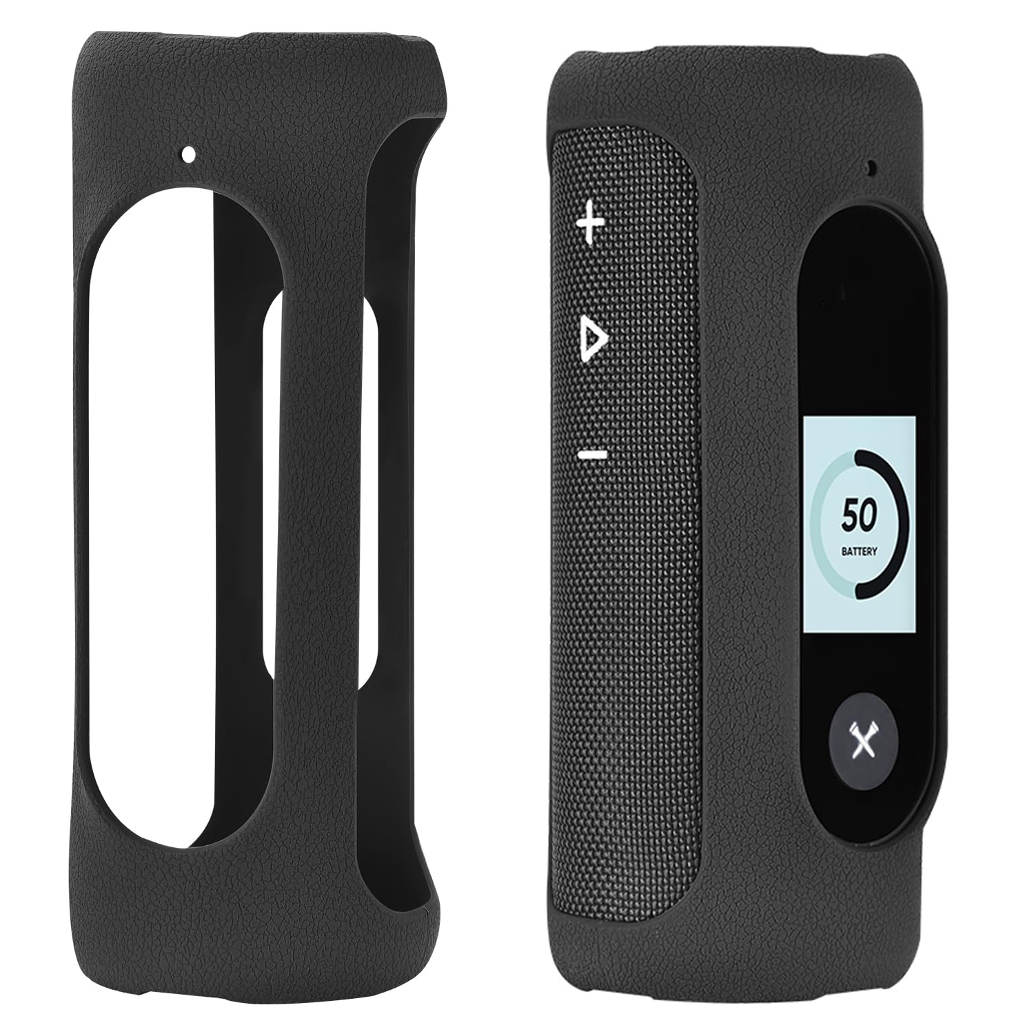 ZLiT Silicone Cover for Blue Tees Golf Player+ GPS Portable Speaker Travel Carrying Cover Protective Sleeve Skin(Black)