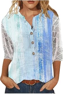 Ladies Tank Button Up Relaxation Pliable Seven School Starts Cotta Blended Dot Deep V Neck