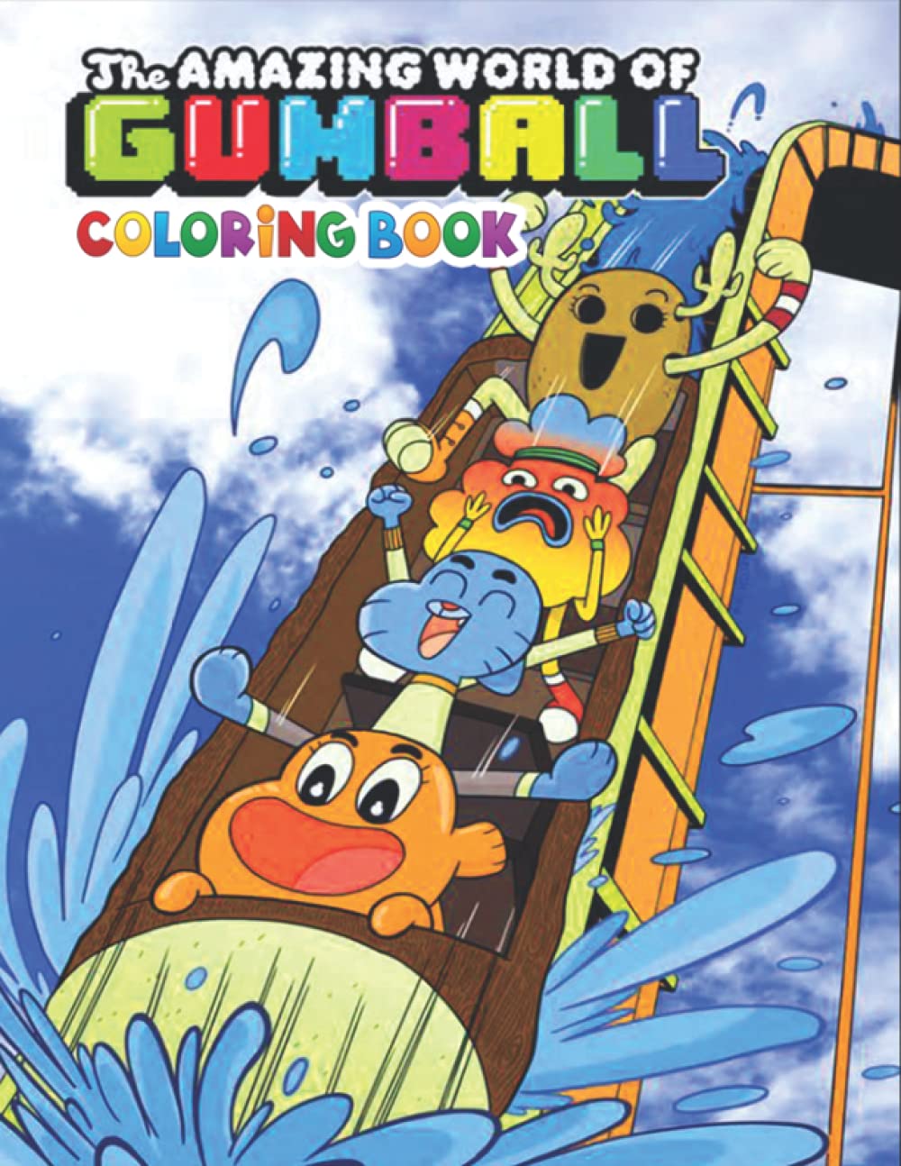 Buy Gumball Coloring Book: +50 The Amazing World of Gumball Coloring ...