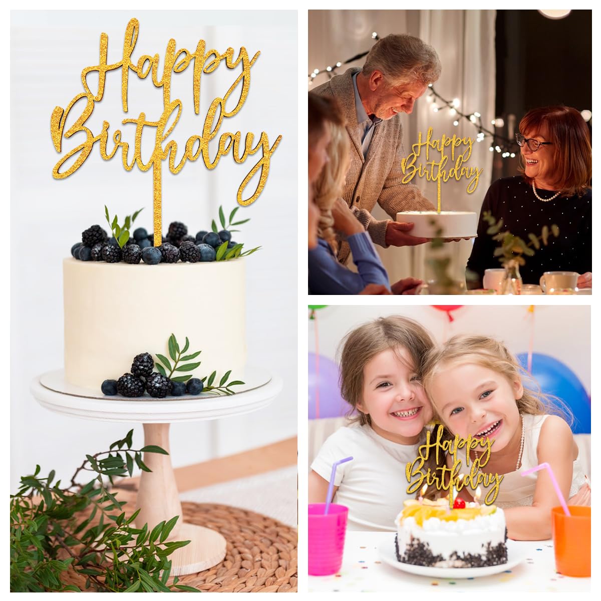 Kpop Demon Slayer Geburtstag Cake Topper Set - 25-teilig Tortendeko Kindergeburtstag