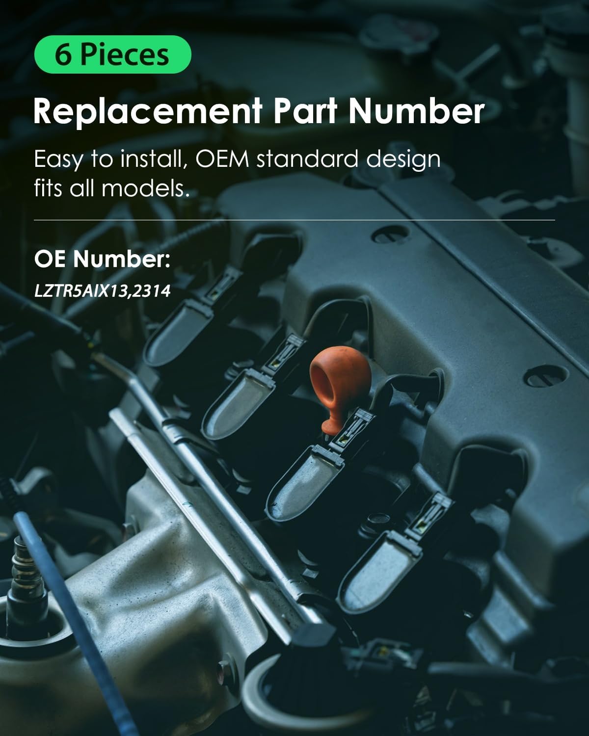 SCITOO Set of 6 iridium Spark Plugs Replacement For Chrysler,for Dodge,for Jeep,for Volkswagen V6 300 Concorde Intrepid Pacifica Wrangler Routan Replace 97417