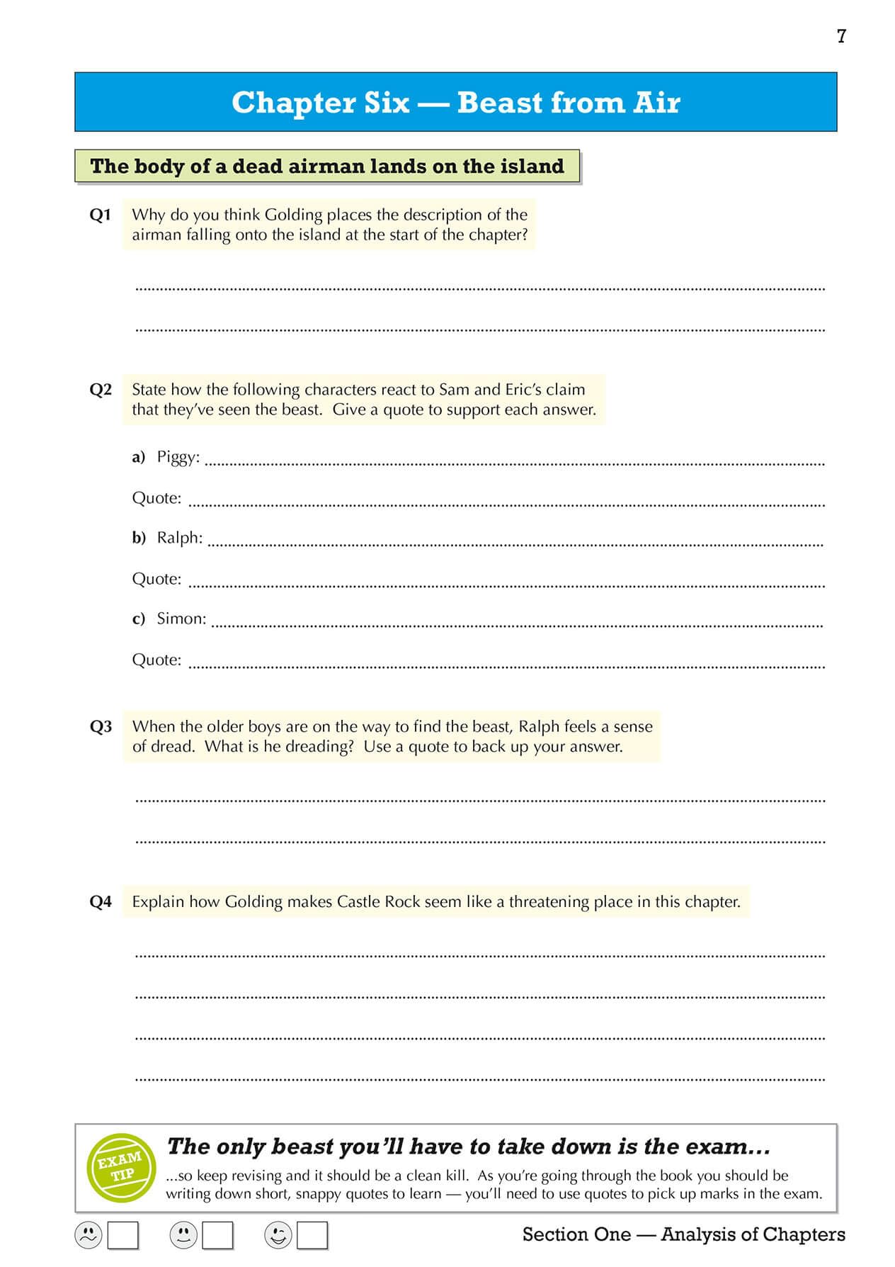 Lord Of The Flies Workbook Inc Answers - Image 7