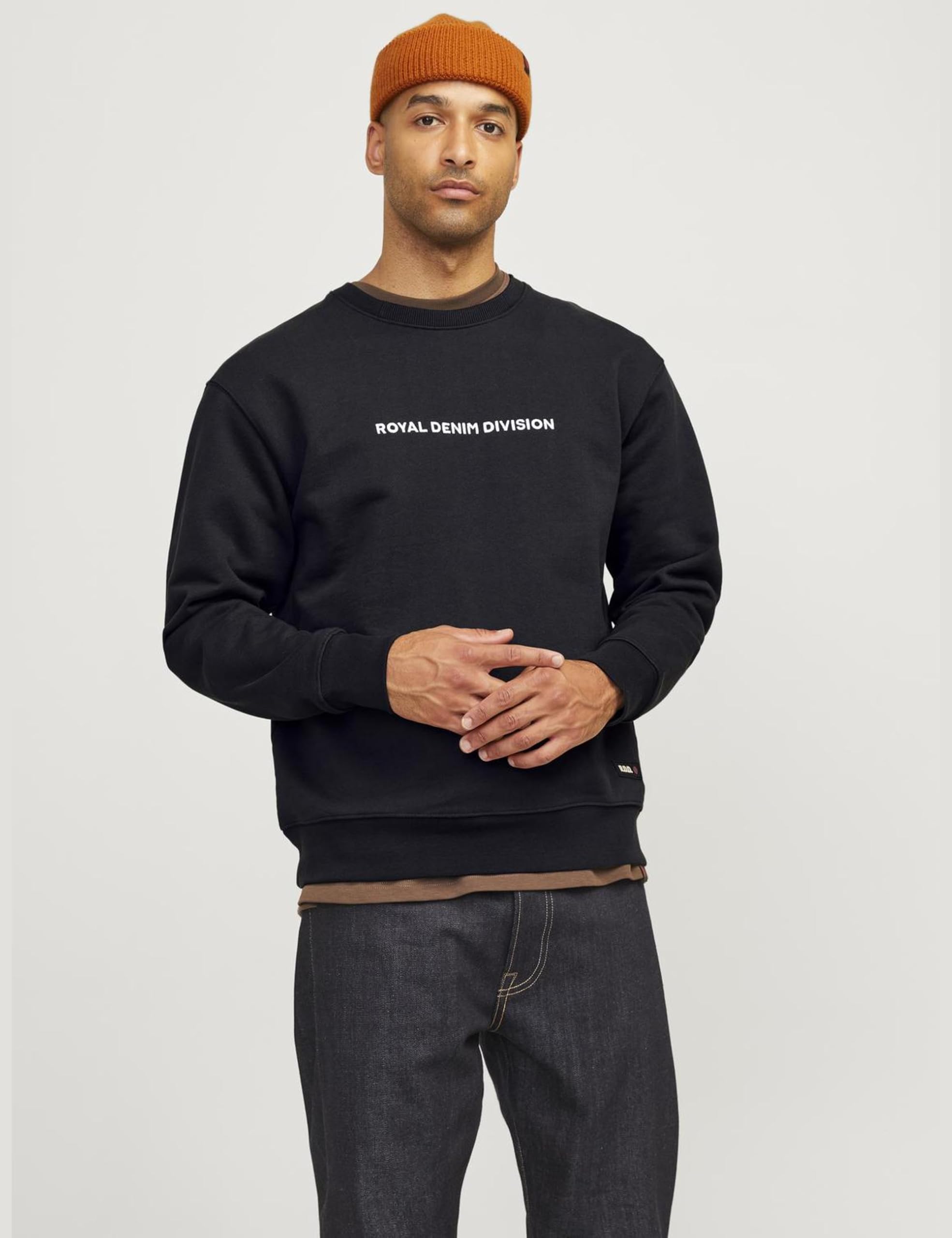 Jack & Jones RDDRYDER Sweat Crew Neck SN, czarny, M