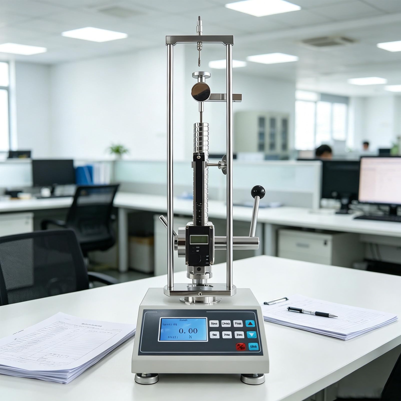 Medidor de fuerza digital de compresión de tensión, 3 modos (tiempo real/pico/pico automático), unidades N/kg/LB, para pruebas de empuje y tracción de hasta 200 N