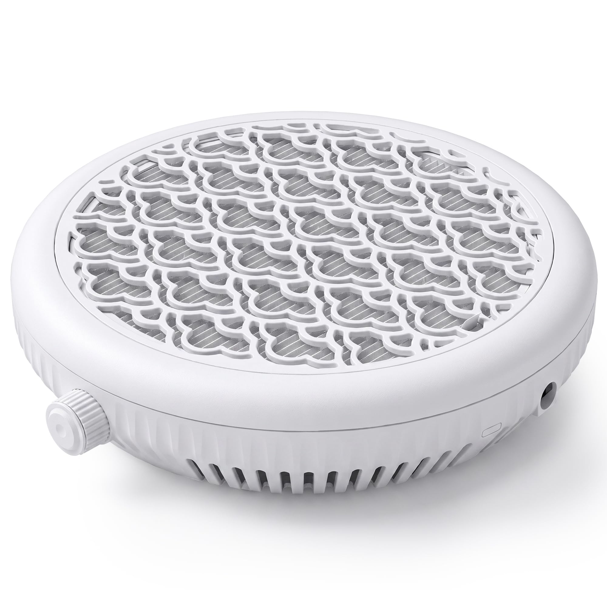 9" Nail Dust Collector, 360° Vacuum for Acrylic Nails 9 Inch White