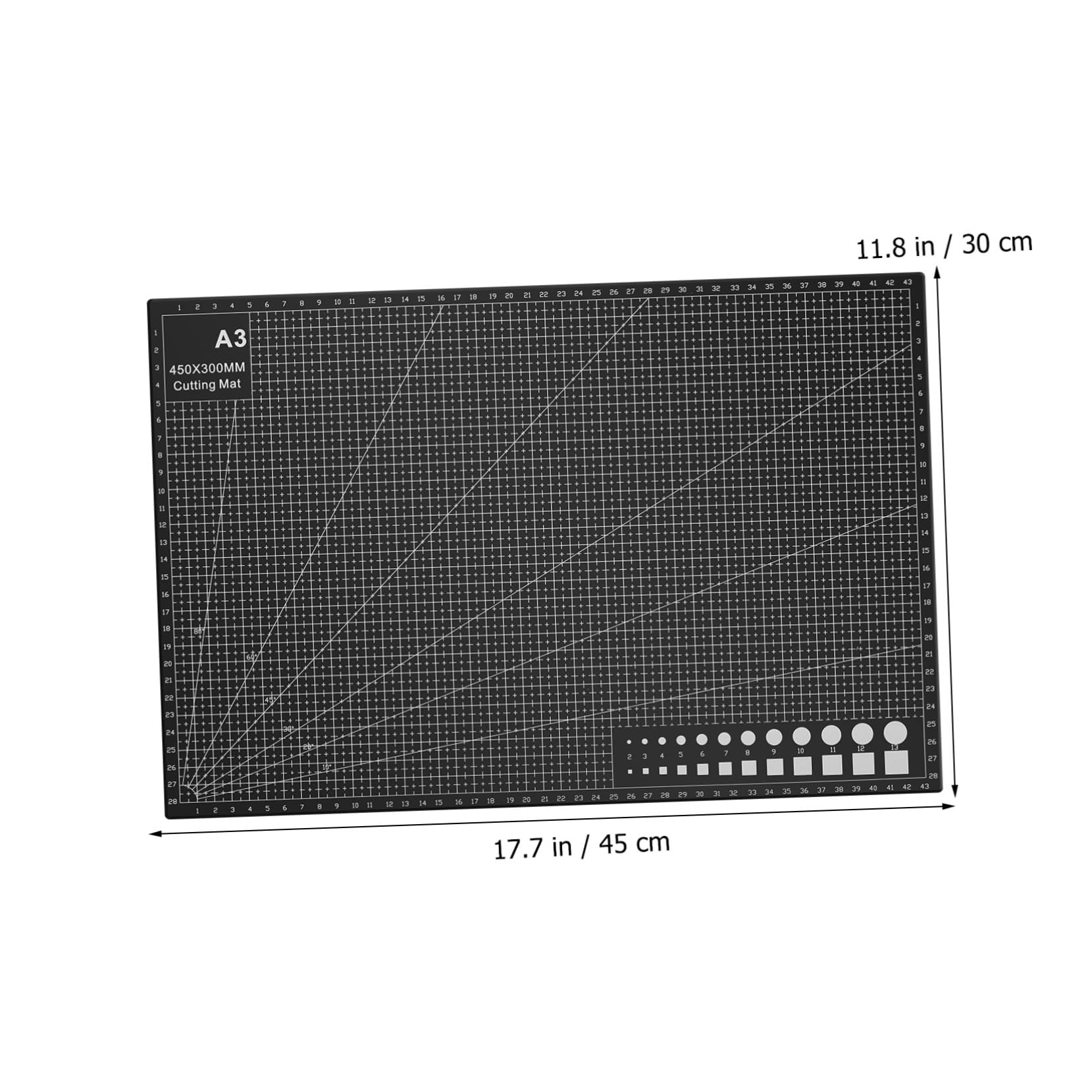 Tabla de Cortar Artesanal de Pvc, 2 Piezas, Diseño de Doble Cara y Grueso