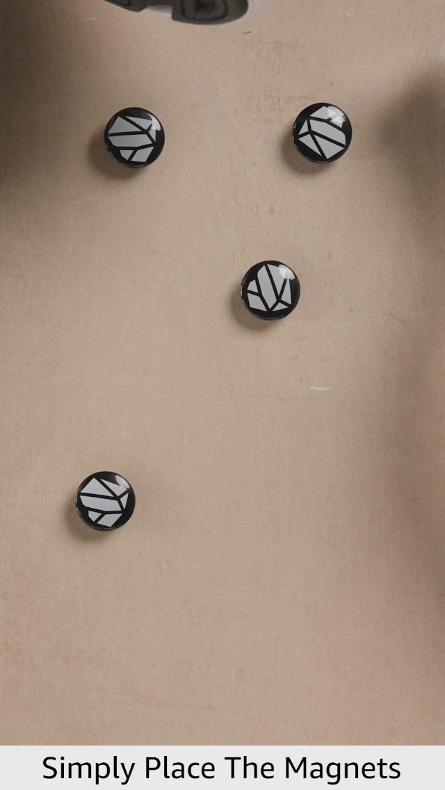 Shapeheart Magnetic Race Number Holder, Pinless One Size, White, Black - View #10