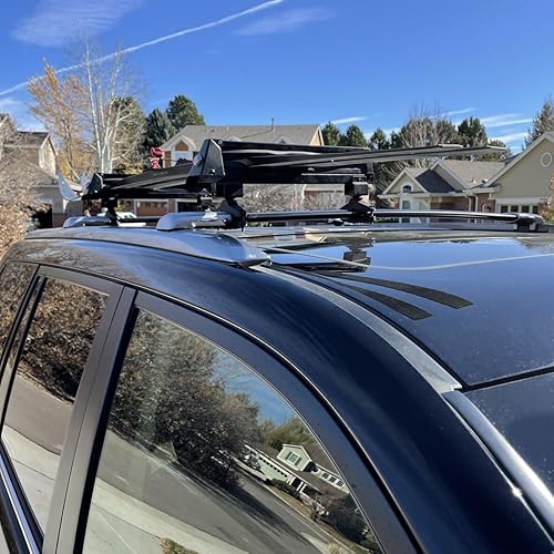 Miniatura 2 de KUAFU Barra transversal para portaequipajes compatible con Lexus GX460 2010-2023, repuesto para portaequipajes PT278-60091, 2 unidades