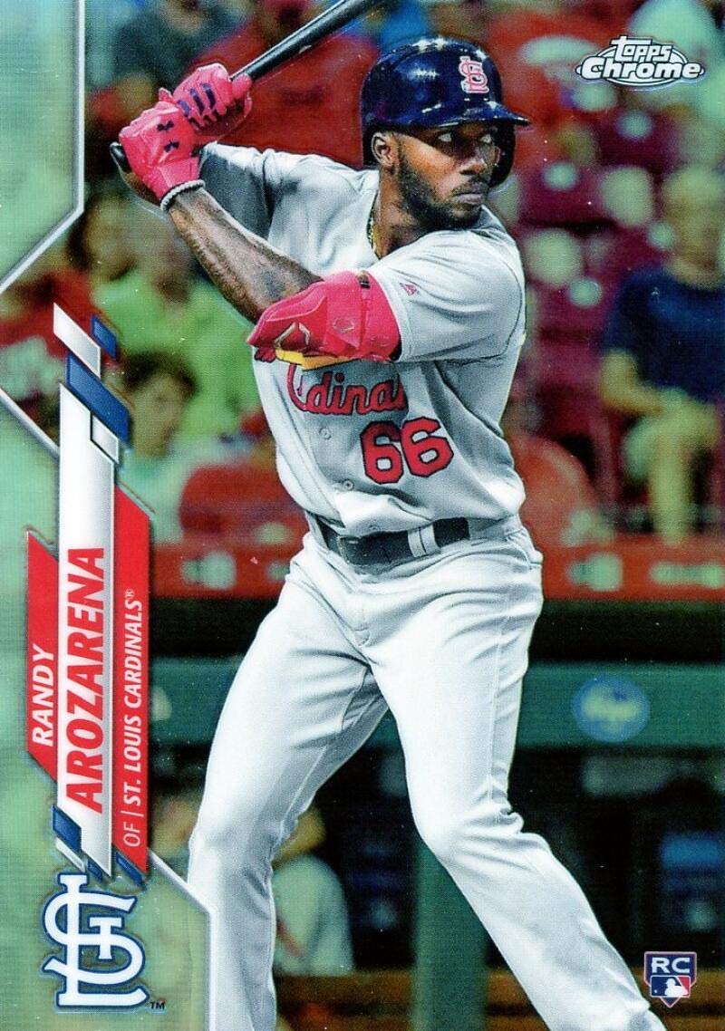 Amazon.com: 2020 Topps Chrome Refractors #49 Randy Arozarena St. Louis  Cardinals MLB Baseball Card (RC - Rookie Card) NM-MT Tampa Bay Rays :  Collectibles & Fine Art