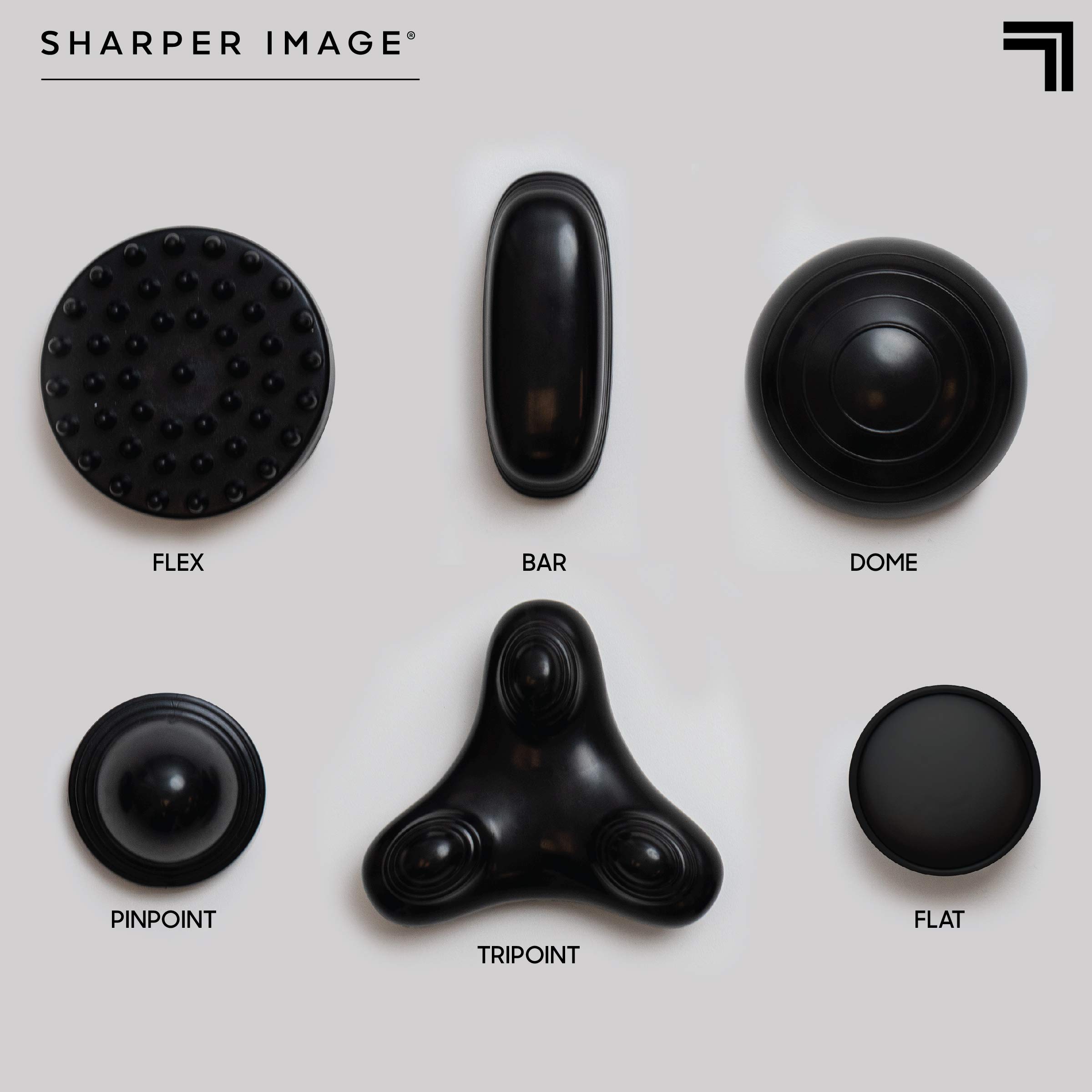 Amazon.com: SHARPER IMAGE Cordless Deep-Tissue Neck and Back Massager with  Swappable Heads : Health & Household