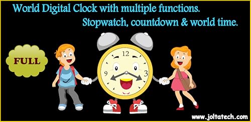 Android Alarm Clock With Count Down & Stop Watch Full