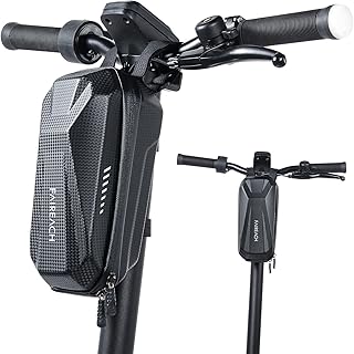 Faireach E Scooter Bag for Scooter, Large Capacity Scooter Bag, Waterproof Front Tube Bag with EVA Hard Sell, Handlebar Bag Escooter for Xiaomi Mijia Sedway Ninebot