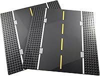 Vista 8 de Apostrophe Games Placa base de carretera – Placas base de bloques de construcción premium compatibles con todas las principales marcas – 2 placas