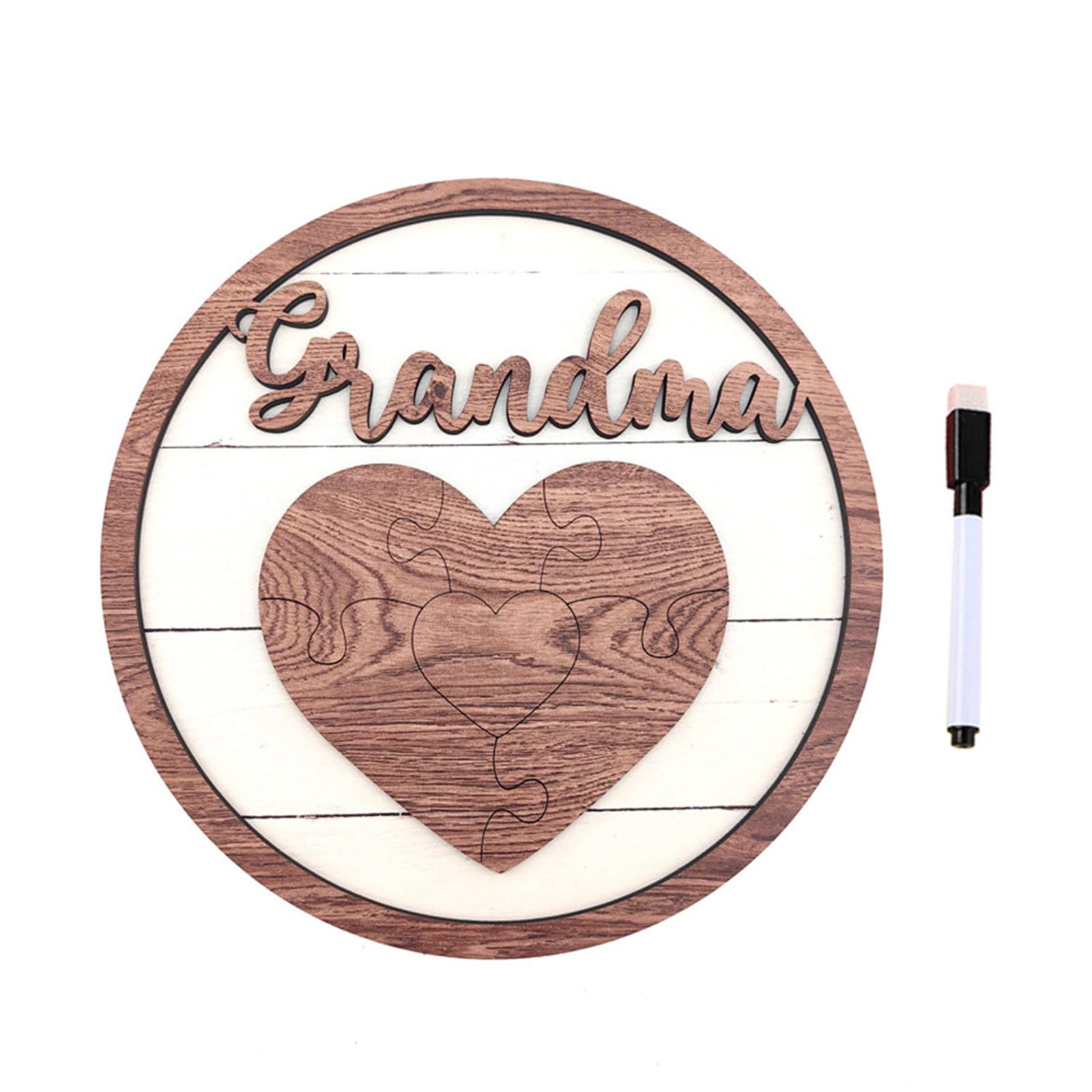 Elnwnnkc Mothers Day Wooden Ornament Wooden Tables Home Decorations Name Writing Ornament