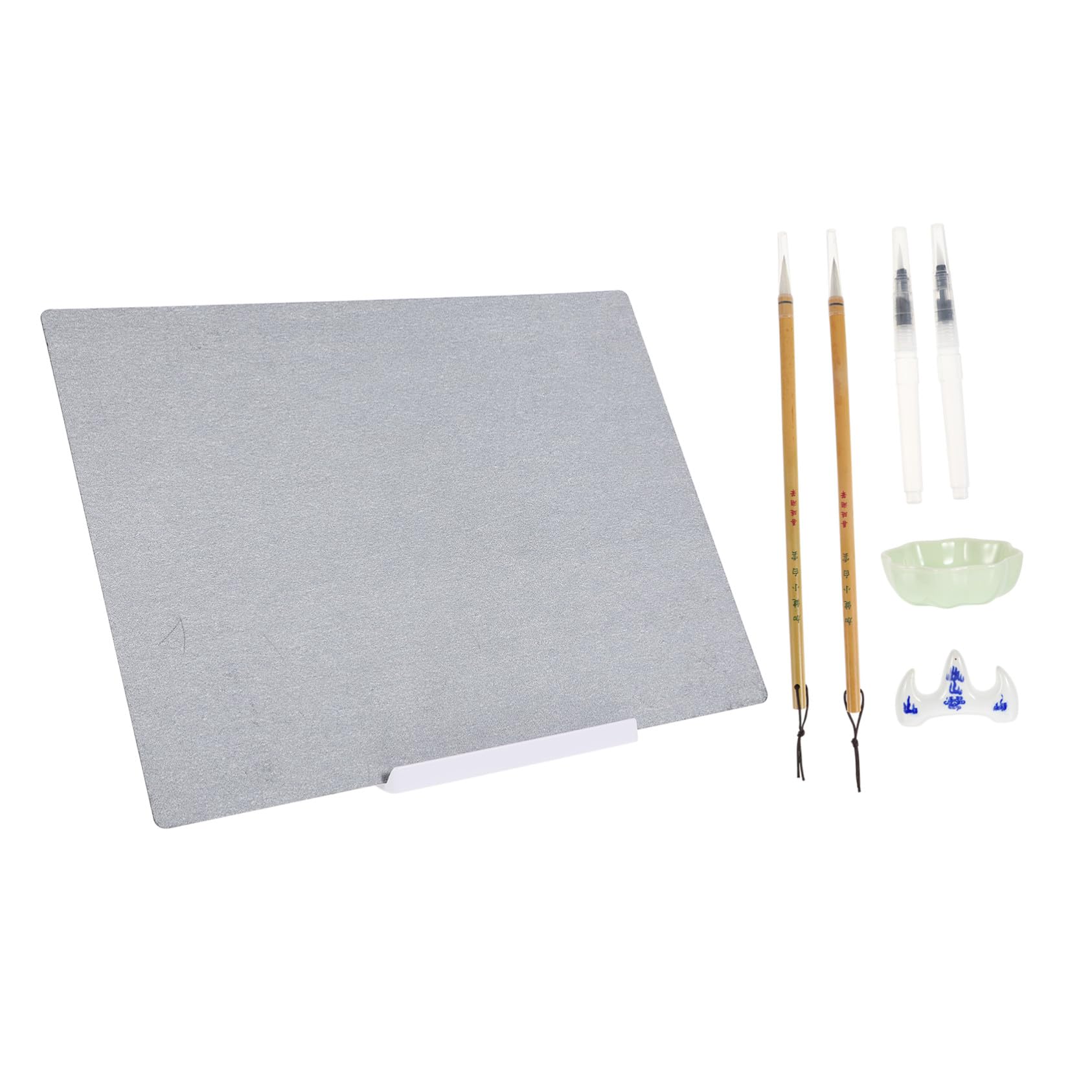 Juego de tablero de dibujo reutilizable con accesorios, kit de pintura de acuarela portátil suave fácil de limpiar para niños, diseño de color aleatorio