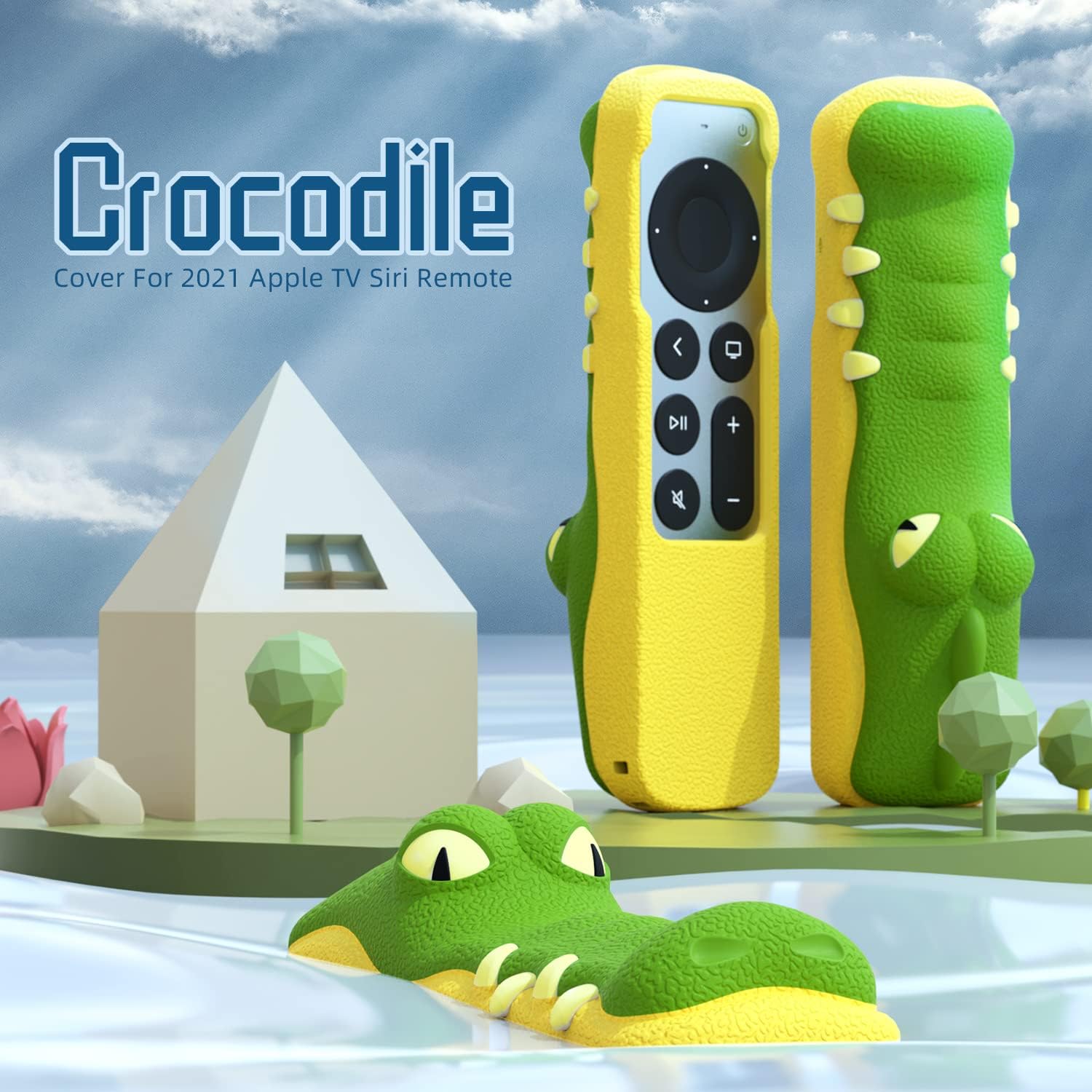 Sikai Silicone Case Fit Designed for Apple TV 4K 2021, Siri Remote 2nd Gen 2022 and AirTag - Image 4