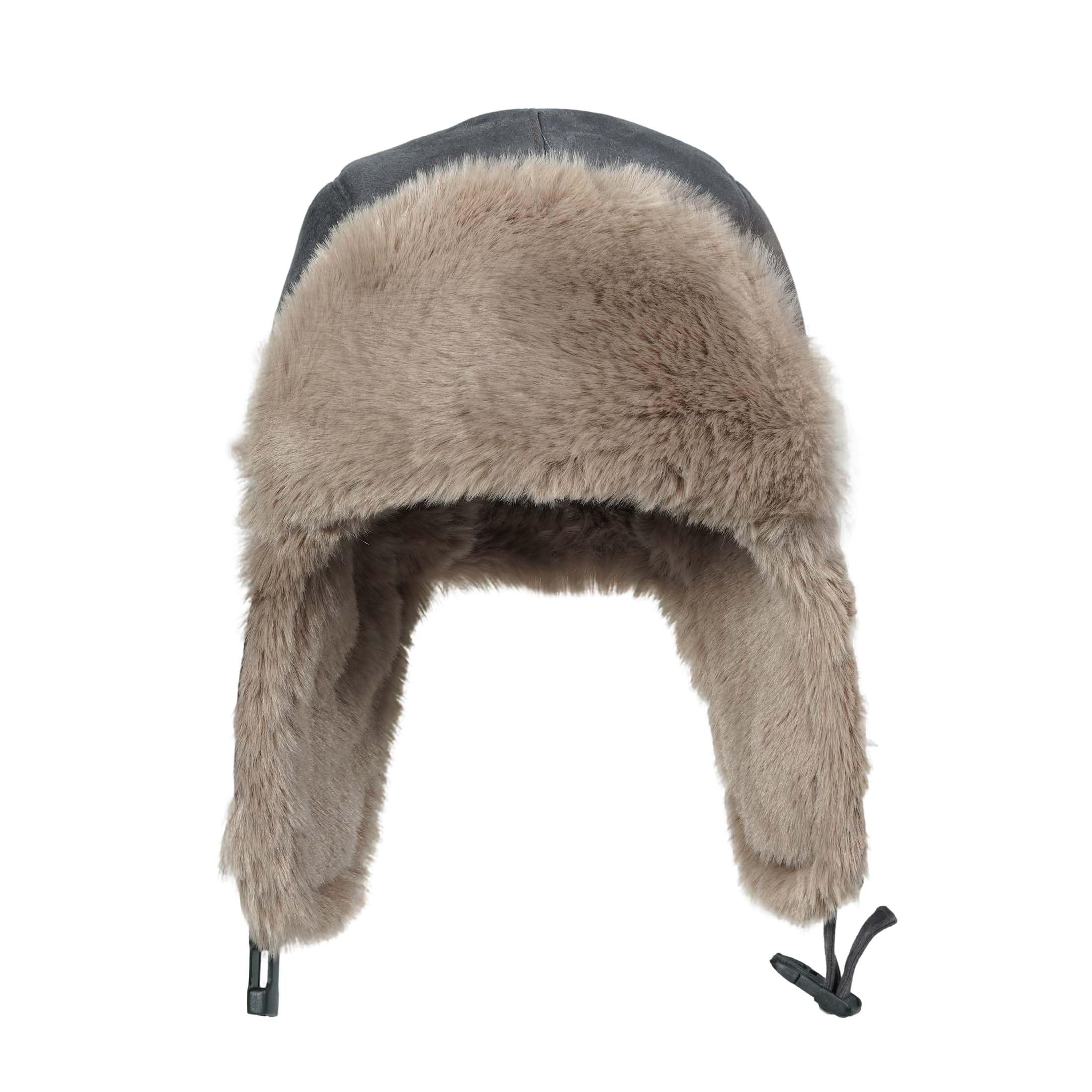czapka, Czapka traperska zimowa, czapka lotnicza z nausznikami, ciepła typu bomber, termiczna uszanka(PL2509Gray)
