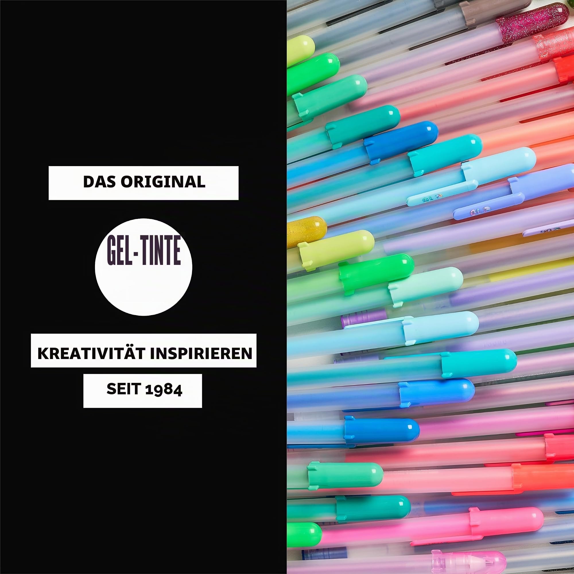 SAKURA Gelly Roll-Gelstifte, Geschenkset, Tintenstift-Set, Kunst- und DIY-Projekte, verschiedene Punktgrößen, sortierte farbige Tinte mit Spezialeffekten, 74