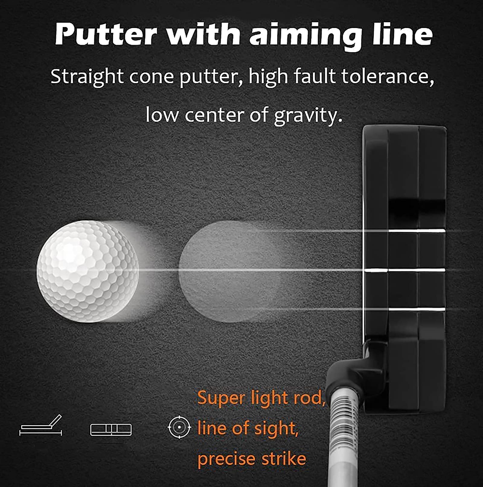 Juego Completo de Golf para Hombre, Juego de Palos de Golf, Bolsa de Pelotas estándar y Palos de Golf para diestros, Juego Completo para Principiantes, Varilla de Carbono, Paquete de 12