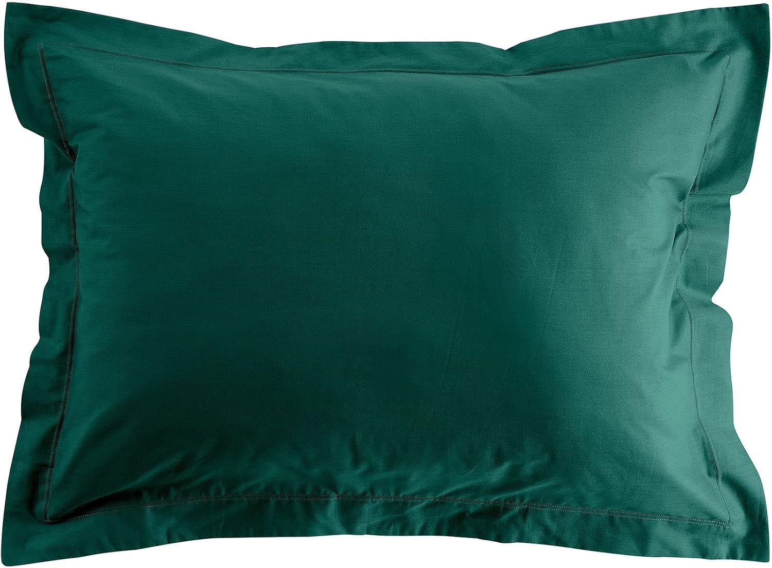 Taie d'oreiller 50x70 cm en Percale de Coton Bio Rayé Taie d'oreiller 50x70 cm en Percale de Coton Bio Rayé