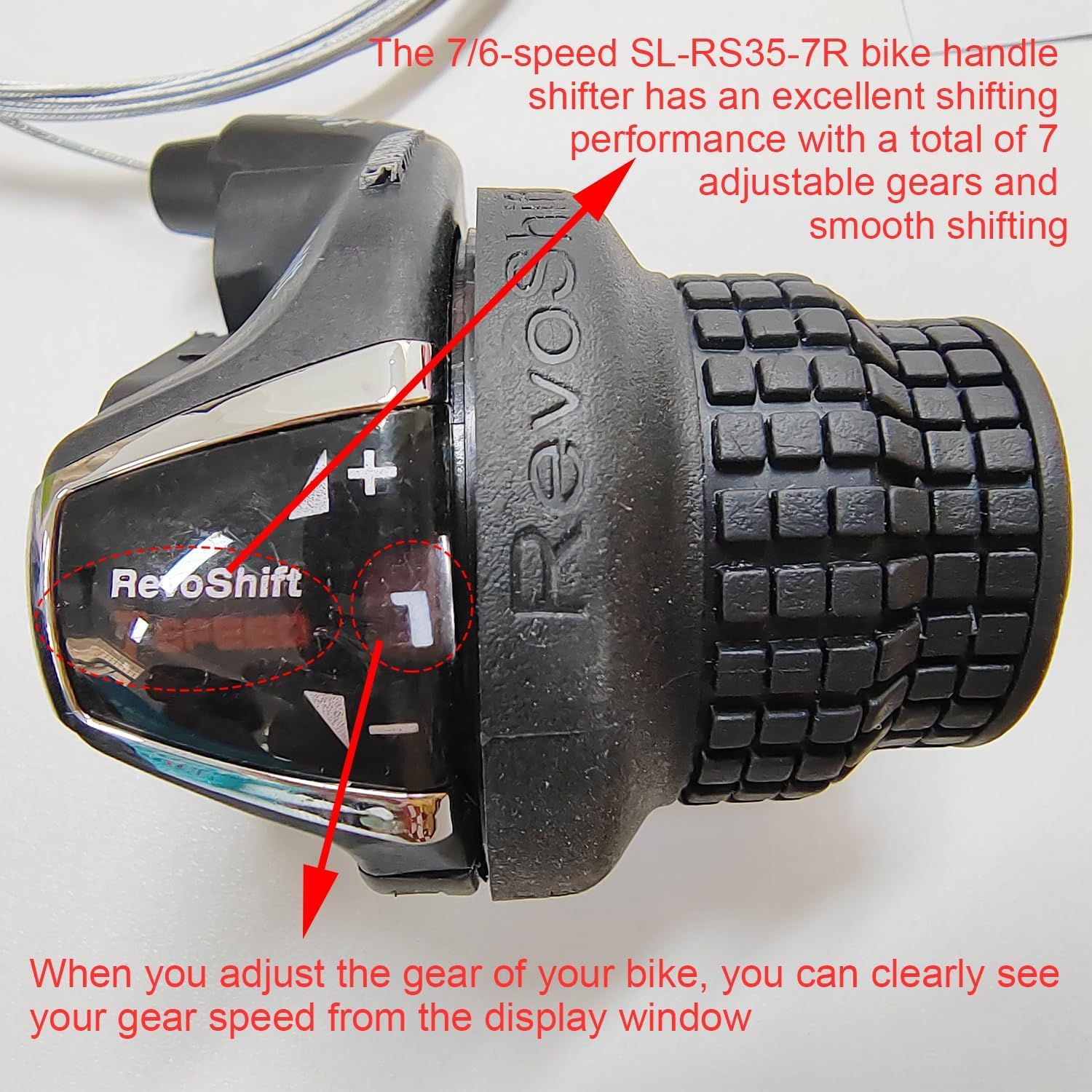 Revo Shift Shimano SL-RS 35 6 vitesses, droite