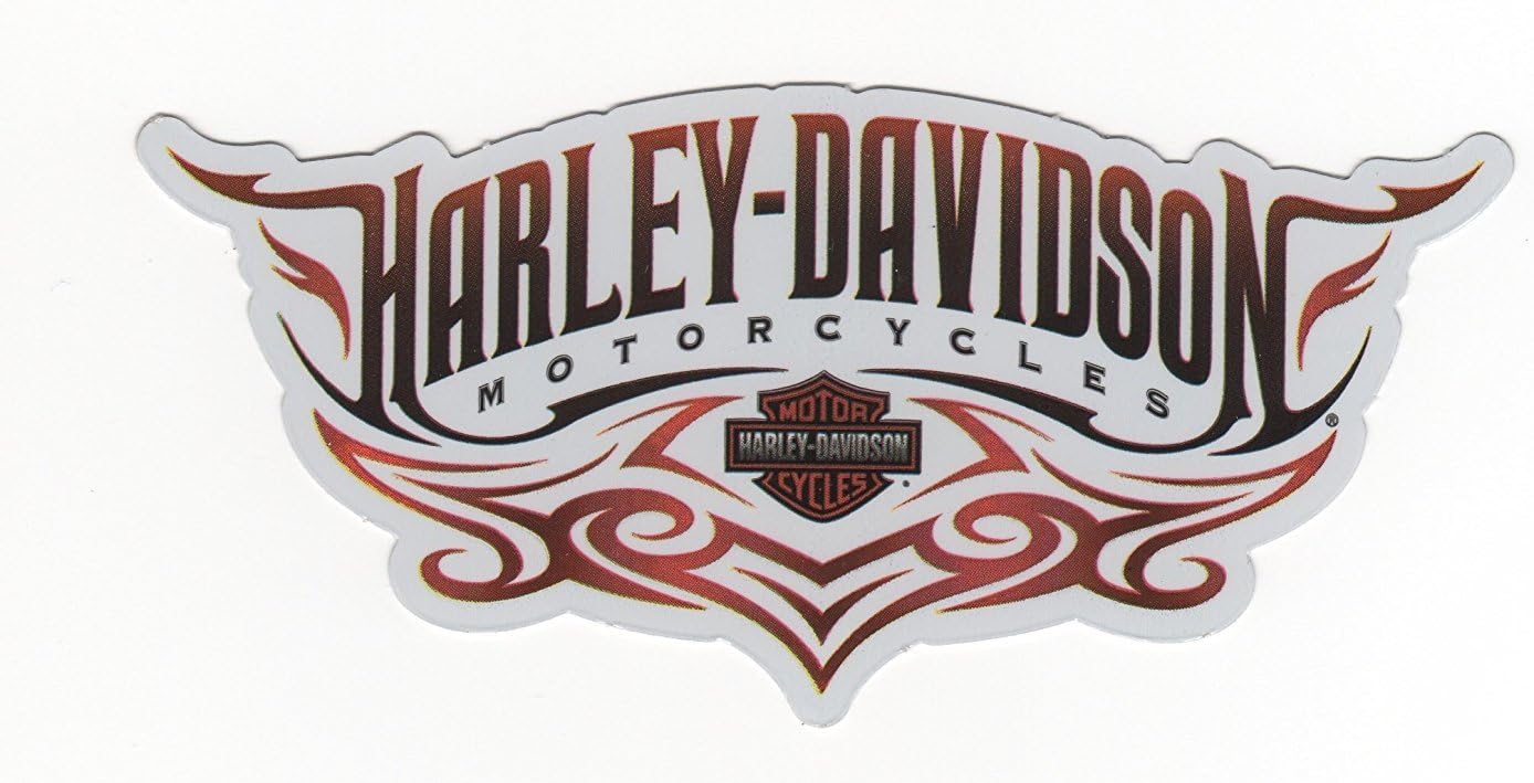 Harley Davidson Motorcycles Crest Bar and Shield White Indoor